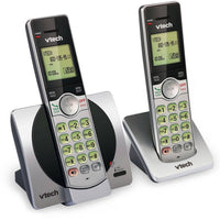 VTech CS6919-2 DECT 6.0 Cordless Phone with Caller ID and Handset Speakerphone, 2 Handsets, Silver/Black