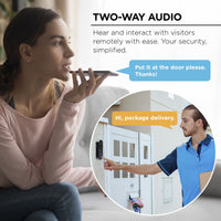 Merkury Smart Doorbell Camera - Wire-Free Battery Cam with Chime & Intelligent Alerts (1-Pack)