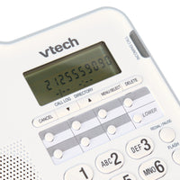 VTech CD1153 White, Corded, Table Top Speakerphone with Caller ID, Ringer Volume Control, No AC Power Required, 60 Number Caller ID History