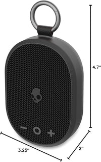 Skullcandy Kilo XT Wireless Bluetooth Speaker - IPX7 Waterproof Mini Speaker with 24 Hour Battery and True Wireless Pairing - for Outdoor, Black
