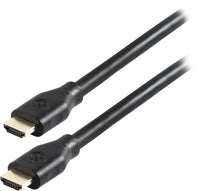 GE 25ft 4K HDMI 2.0 Cable with Ethernet, Gold-Plated Connectors, Black, 48723, New