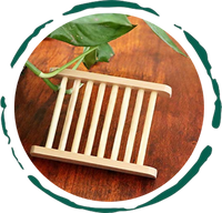 Bamboo Soap Bar Dish. Eco-Friendly