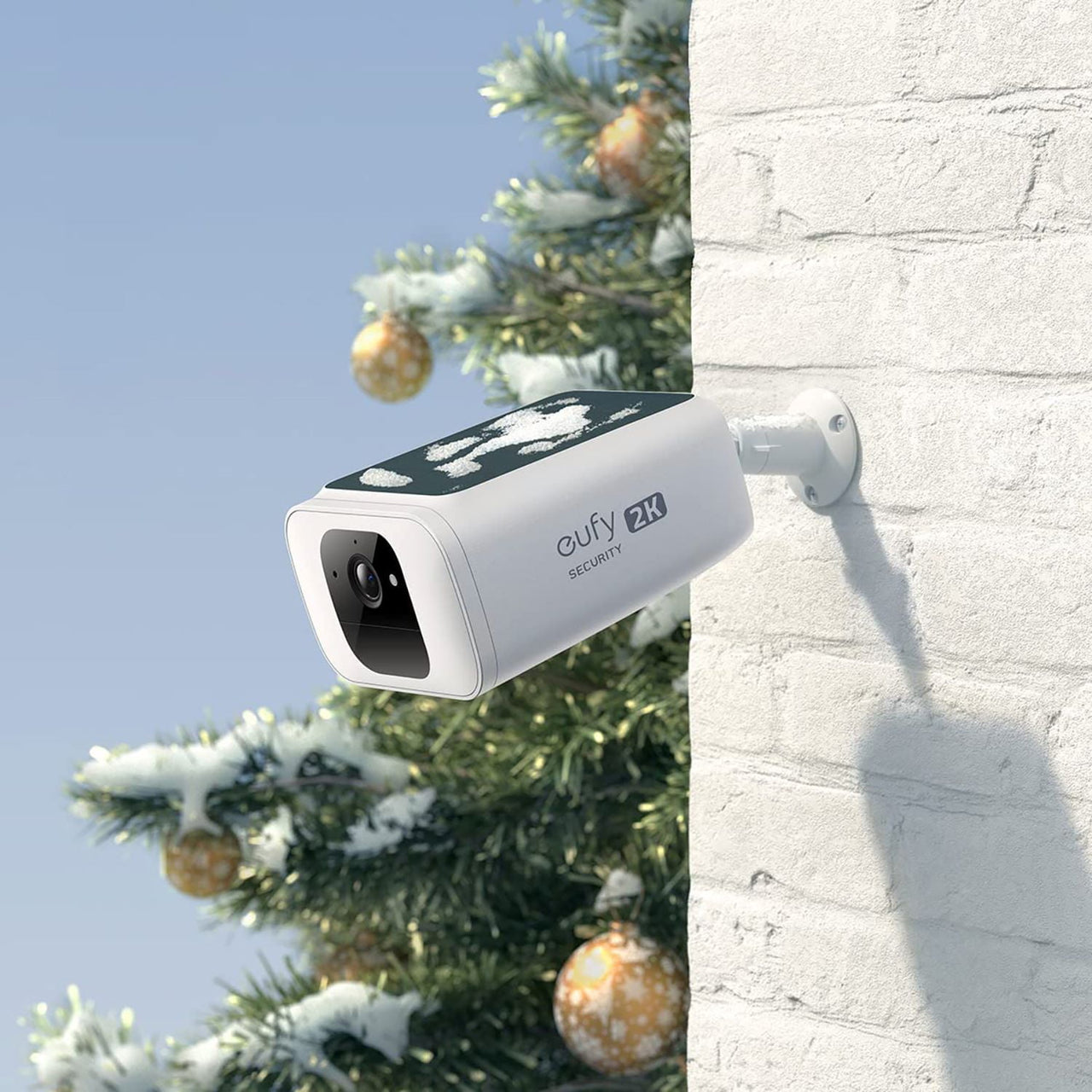 eufy SoloCam S230 Wireless 2K Solar Powered Camera w/Spotlight, No Monthly Fee