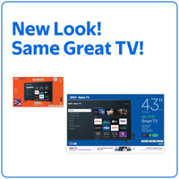 onn 43” Class 4K UHD Roku Smart Television, 100012584