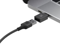 Scosche Strikeline Adapter Kit USB-C to USB-A & Type-C Converter 2-pk CAAKIT-RP Black