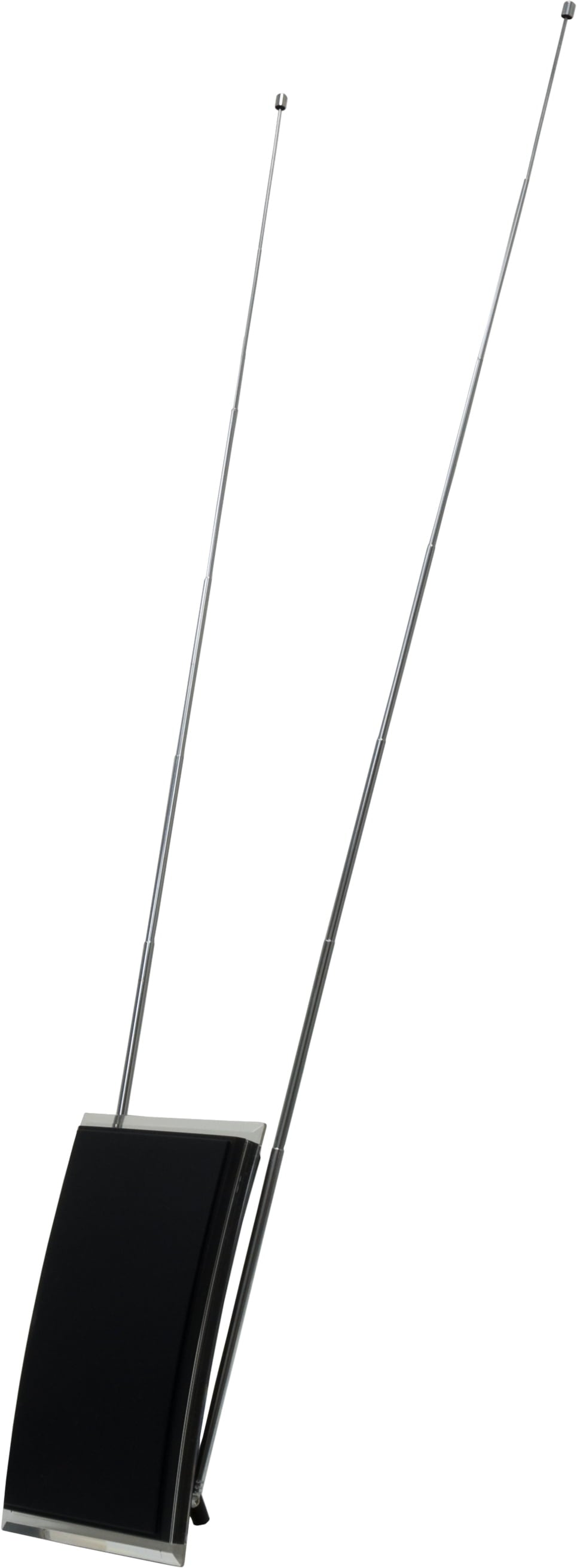 General Electric Crystal Amplified HDTV Antenna, 50-mile Range, VHF 1080P 4K,  Black, 48732