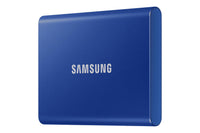 SAMSUNG T7 Portable SSD 1TB Indigo Blue, Up-to 1,050MB/s, USB 3.2 Gen2, External - MU-PC1T0H/AM