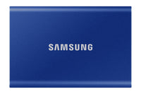 SAMSUNG T7 Portable SSD 1TB Indigo Blue, Up-to 1,050MB/s, USB 3.2 Gen2, External - MU-PC1T0H/AM
