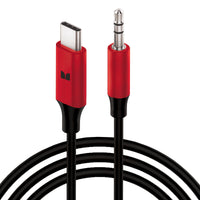 Monster MCA2-2002-BLK 3ft USB-C to 3.5mm AUX Cable Automotive/Portable Use 3 Foot Cable