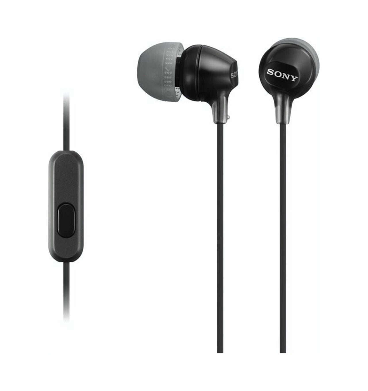 Sony MDR-EX14AP Wired In-ear Earbud Headphones with Microphone, Black