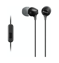 Sony MDR-EX14AP Wired In-ear Earbud Headphones with Microphone, Black