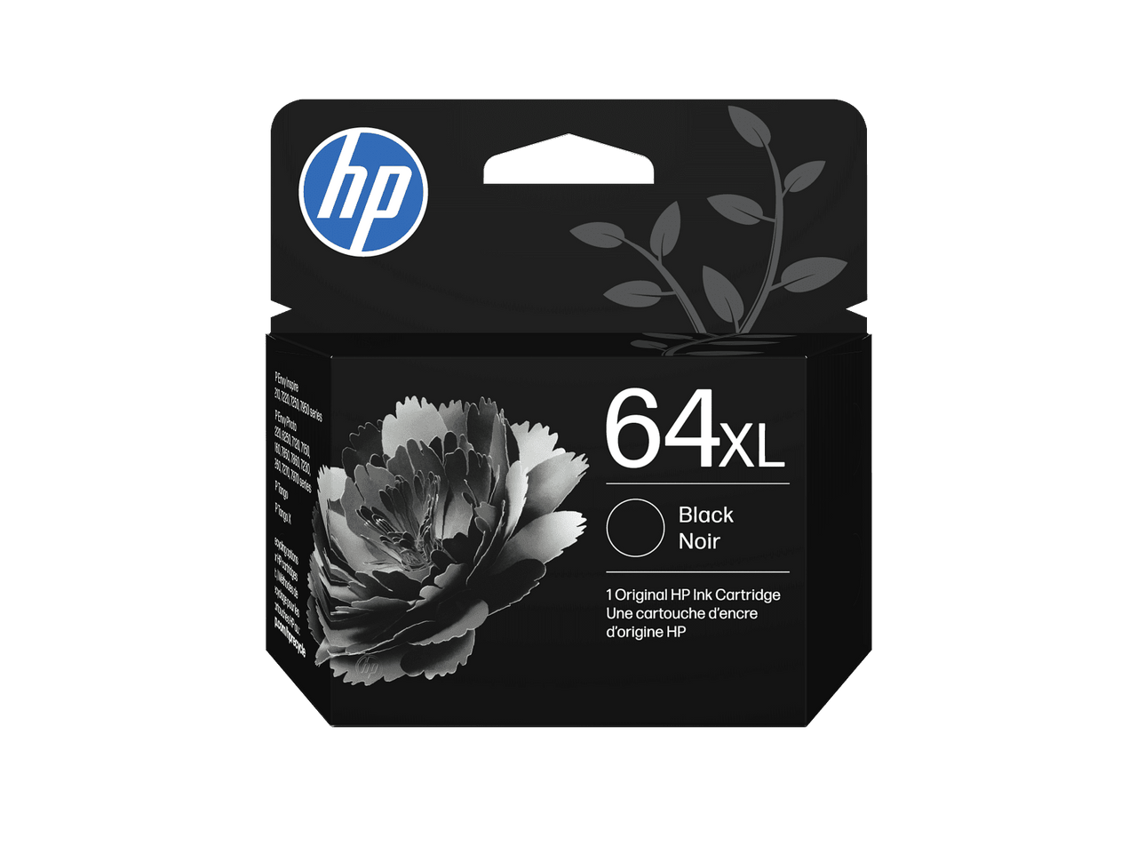 HP - Hp 64xl Black High Yield Original Ink Cartridge, 600 Page-Yield