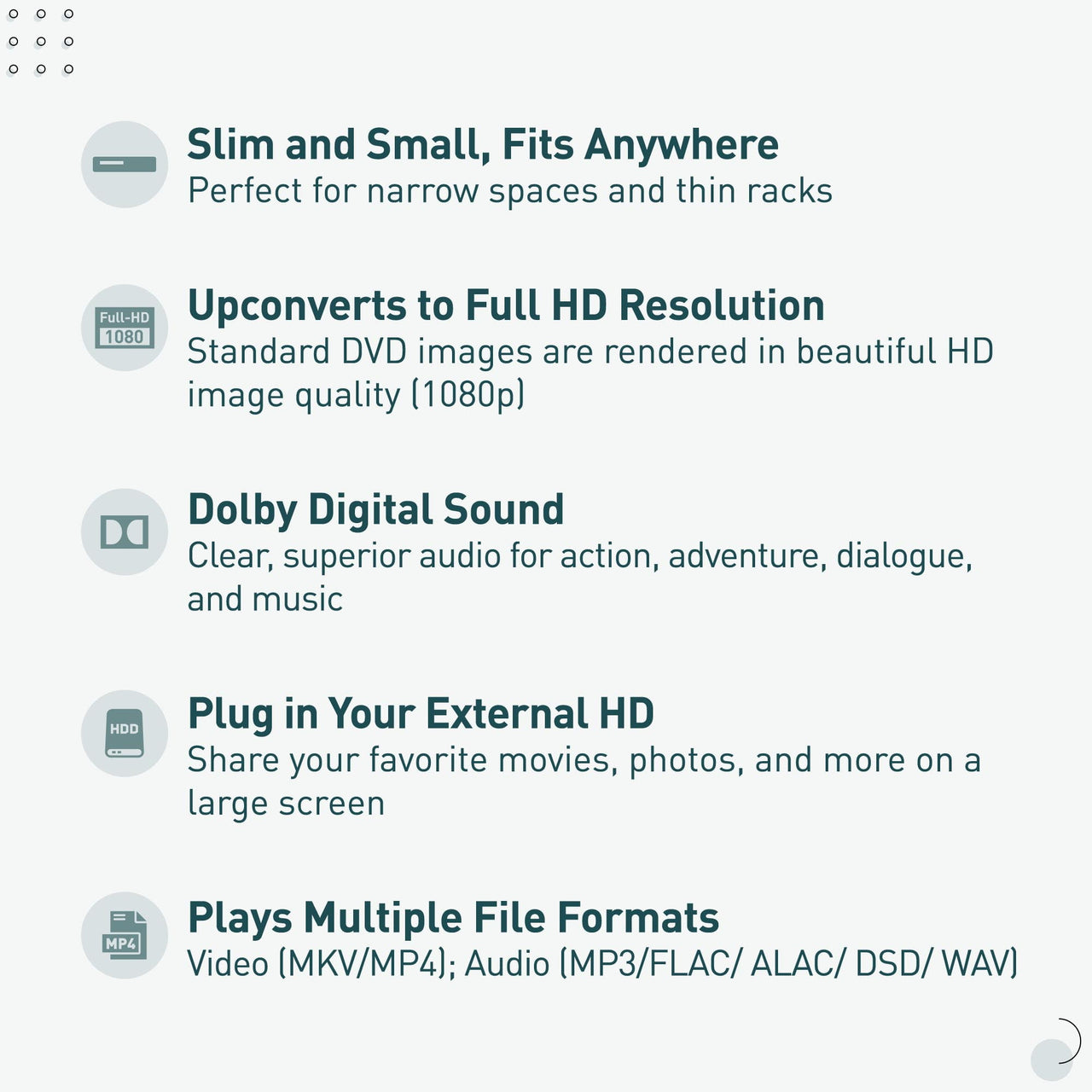 Panasonic Blu Ray DVD Player with Full HD Picture Quality and Hi-Res Dolby Digital Sound DMP-BD90P-K