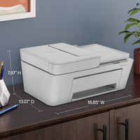 HP DeskJet 4252e Wireless All-in-One Color Inkjet Printer (White), Scanner, Copier, 3 months Free Instant Ink