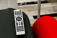 GE 4-Device Universal TV Remote Control in Brushed Silver, 33709