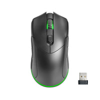 onn Rechargeable Wireless Gaming Mouse with LED Lighting, 8 Programmable Buttons