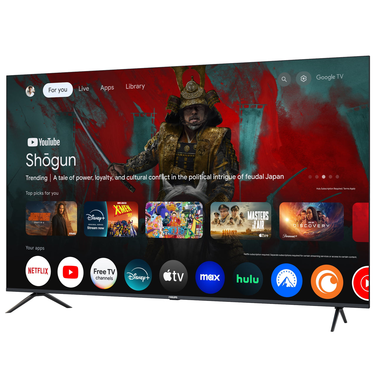 Philips 70" Class 4K Ultra HD (2160p) Google Smart LED Television (70PUL7553/F7)