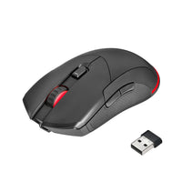 onn Rechargeable Wireless Gaming Mouse with LED Lighting, 8 Programmable Buttons