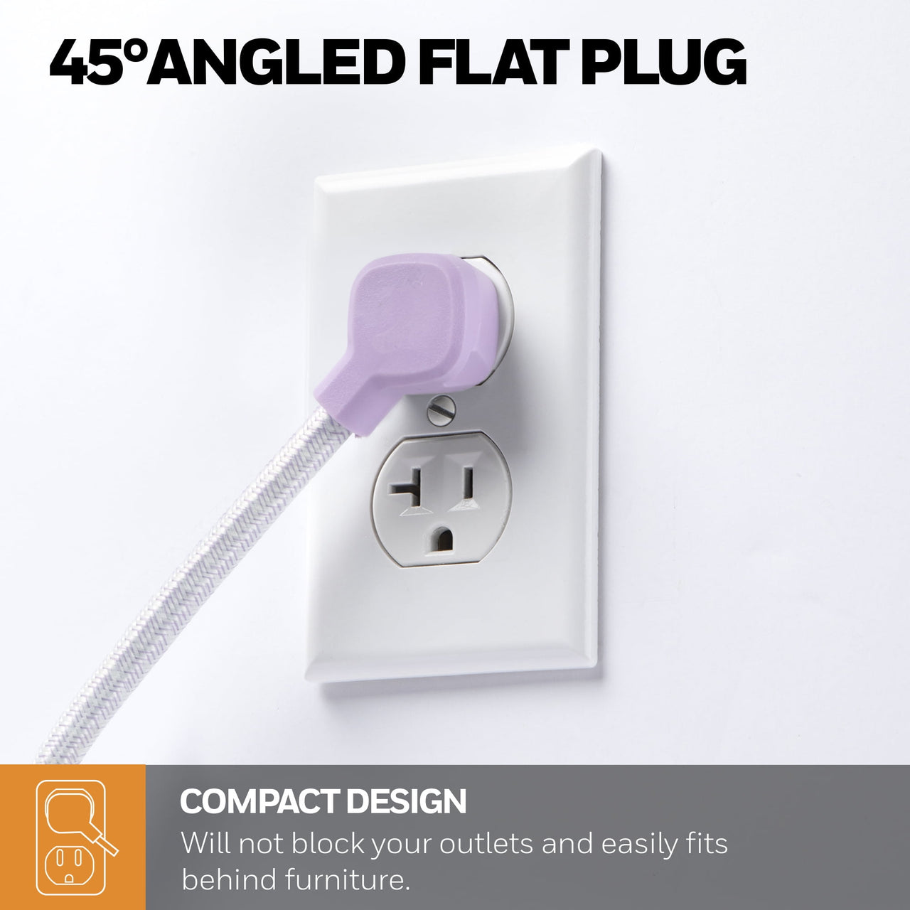 Honeywell 2-in-1 Pack Power Strips - 6 AC Outlets Surge + 3 AC 2 USB Strip (1 USB-A + 1 USB-C 2.1A) - Pink