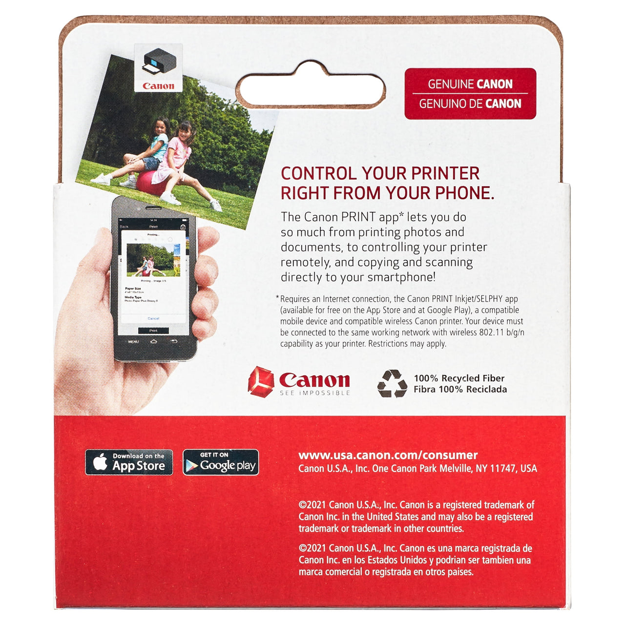 Canon PG-243/CL-244 - Genuine Ink Cartridge Combo Pack for Select PIXMA Printers - Black & Color