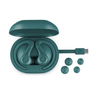 JLab JBuds Sport ANC 4 True Wireless Earbuds, Teal, Hybrid ANC, Touch Controls, Multipoint, App Customization