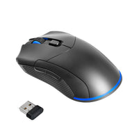 onn Rechargeable Wireless Gaming Mouse with LED Lighting, 8 Programmable Buttons