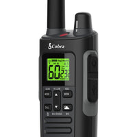 Cobra RX685 Walkie Talkies Two-Way Radios (Pair), 40-mile Range and 60 Channels with 121 Privacy Codes - IP54 Waterproof & NOAA Weather Alerts