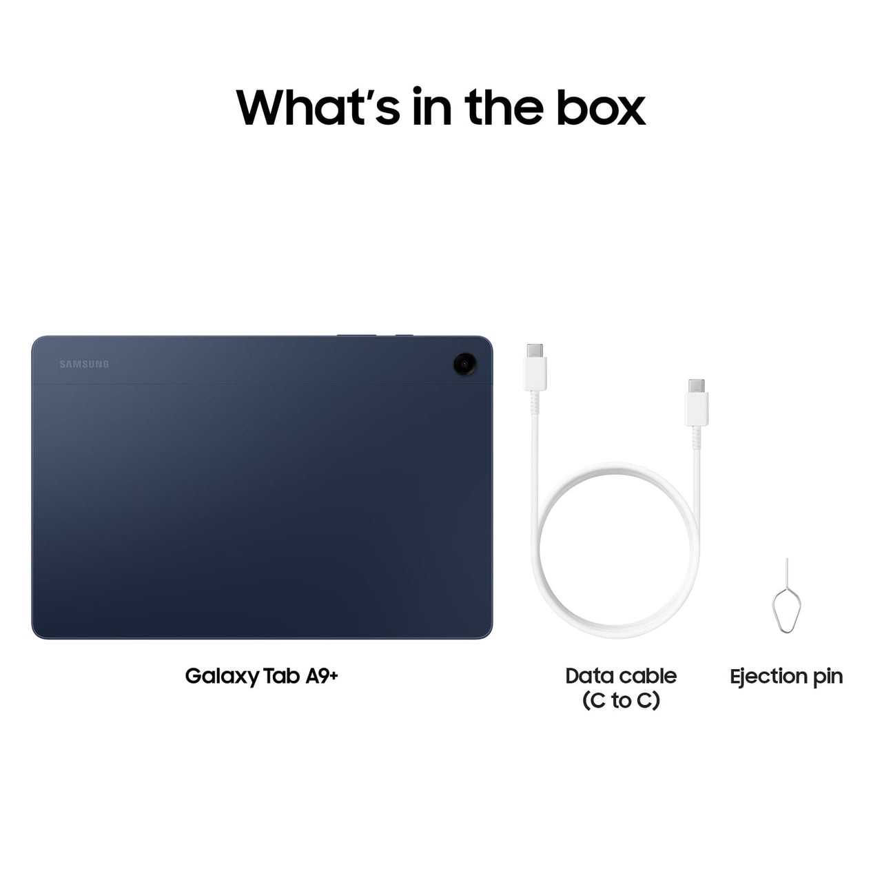 Samsung Galaxy Tab A9+ 11" Widescreen Tablet, 64GB, Android 13, Navy