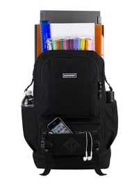 Eastsport Unisex Lexington Laptop Backpack, Black