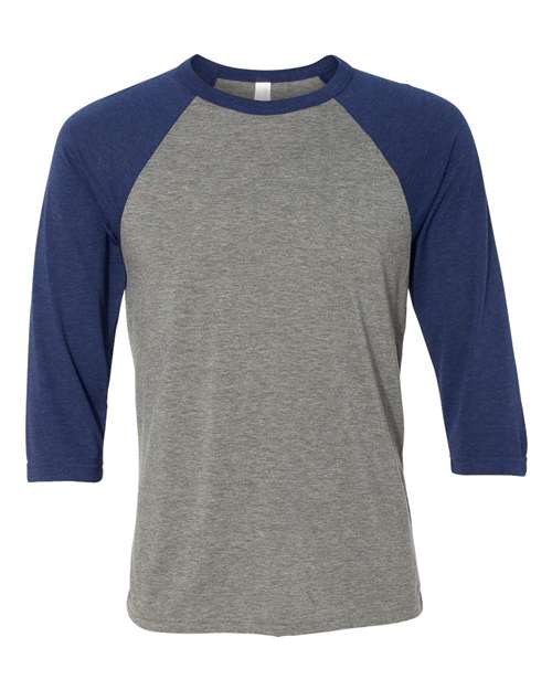 BELLA + CANVAS - Unisex Three-Quarter Sleeve Baseball Tee - 3200