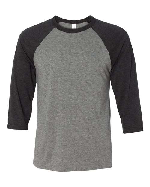 BELLA + CANVAS - Unisex Three-Quarter Sleeve Baseball Tee - 3200