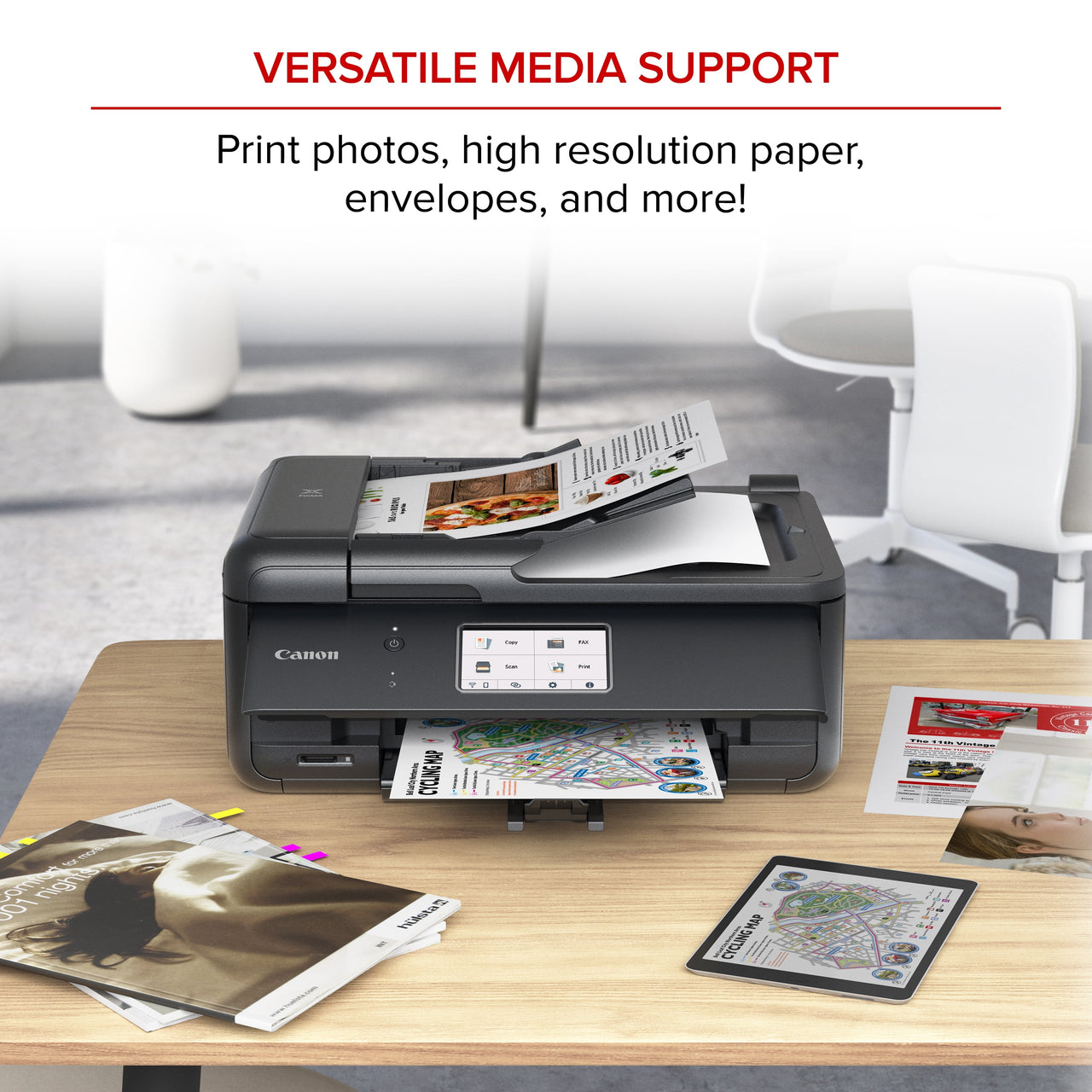 Canon PIXMA TR8622a All-In-One, Wireless Color Inkjet Printer for Home Office Use
