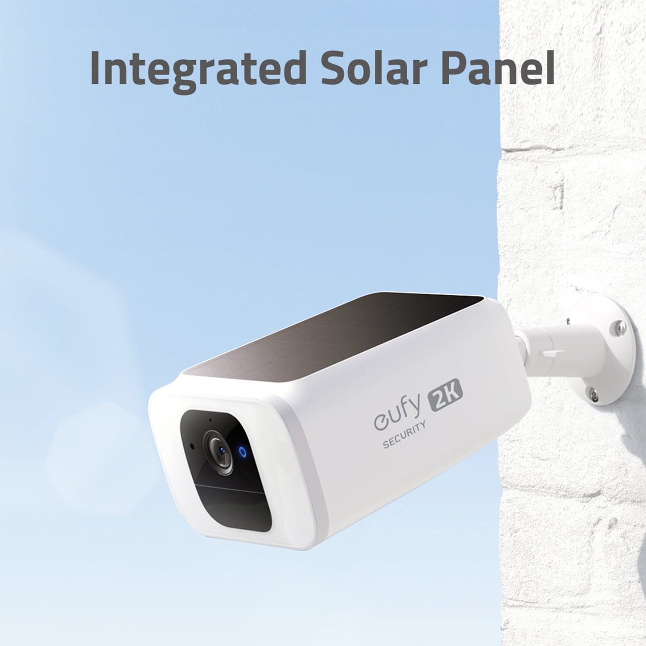 eufy SoloCam S230 Wireless 2K Solar Powered Camera w/Spotlight, No Monthly Fee