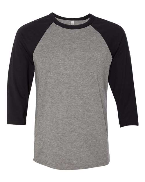 BELLA + CANVAS - Unisex Three-Quarter Sleeve Baseball Tee - 3200
