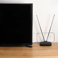 onn Indoor Easy-Adjust Antenna, 20 Miles Extended Range
