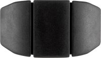Cordinate Cable Management Dots, Dual Slot, Black, 6pk