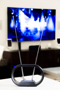 onn Indoor Modern Loop Antenna, 30 Mile Range