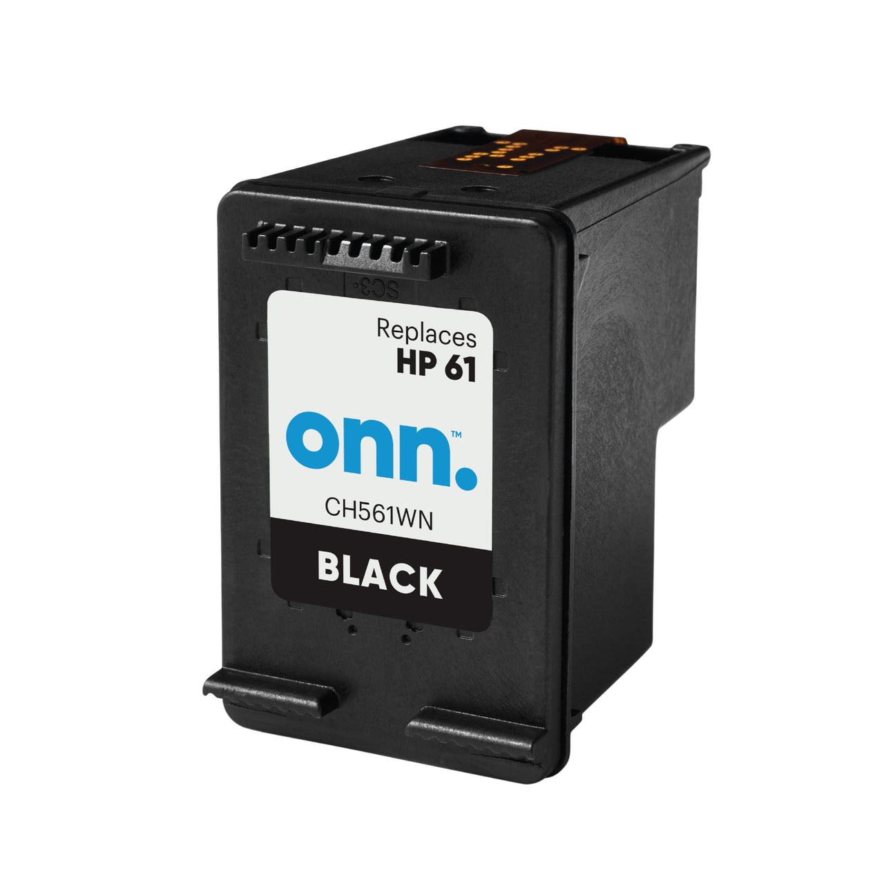 onn HP 61 Printer Ink Cartridge, Black (Remanufactured)