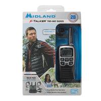 Midland  T51VP4 Two-Way Radios 2-Pk 28-mile 22-Channel, Black