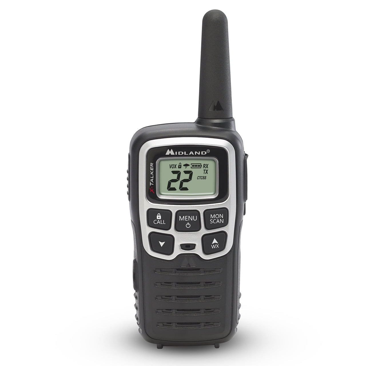 Midland  T51VP4 Two-Way Radios 2-Pk 28-mile 22-Channel, Black
