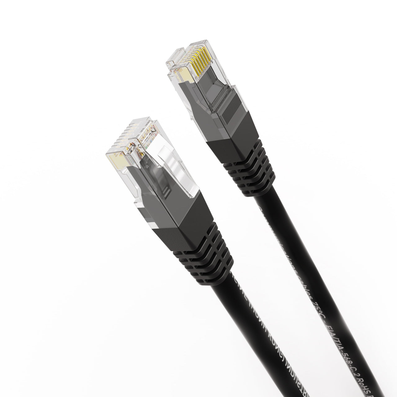 onn 14' CAT6 Networking Cable, Black