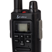 Cobra RX385 Two-Way Radios (Pair) Rugged and Water Resistant Walkie Talkies, up to 32 mile Extended Range & 40 Channels, NOAA Weather Chanels and Weather Alerts