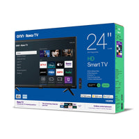onn 24” Class 720P HD Roku Smart Television, 100012590