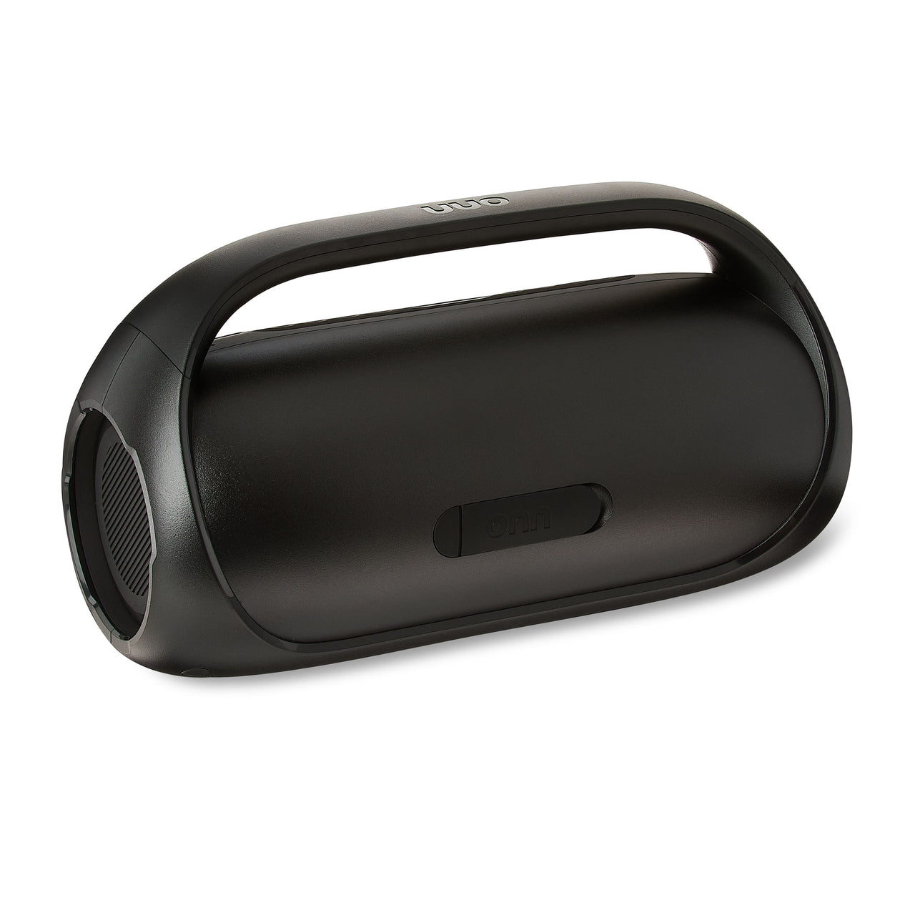 onn Portable FM Boombox with LED Lighting