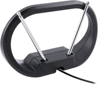 onn Indoor Modern Loop Antenna, 30 Mile Range