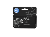 HP 564 Black Original Ink Cartridge, ~250 pages, CB316WN#140