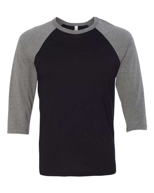 BELLA + CANVAS - Unisex Three-Quarter Sleeve Baseball Tee - 3200