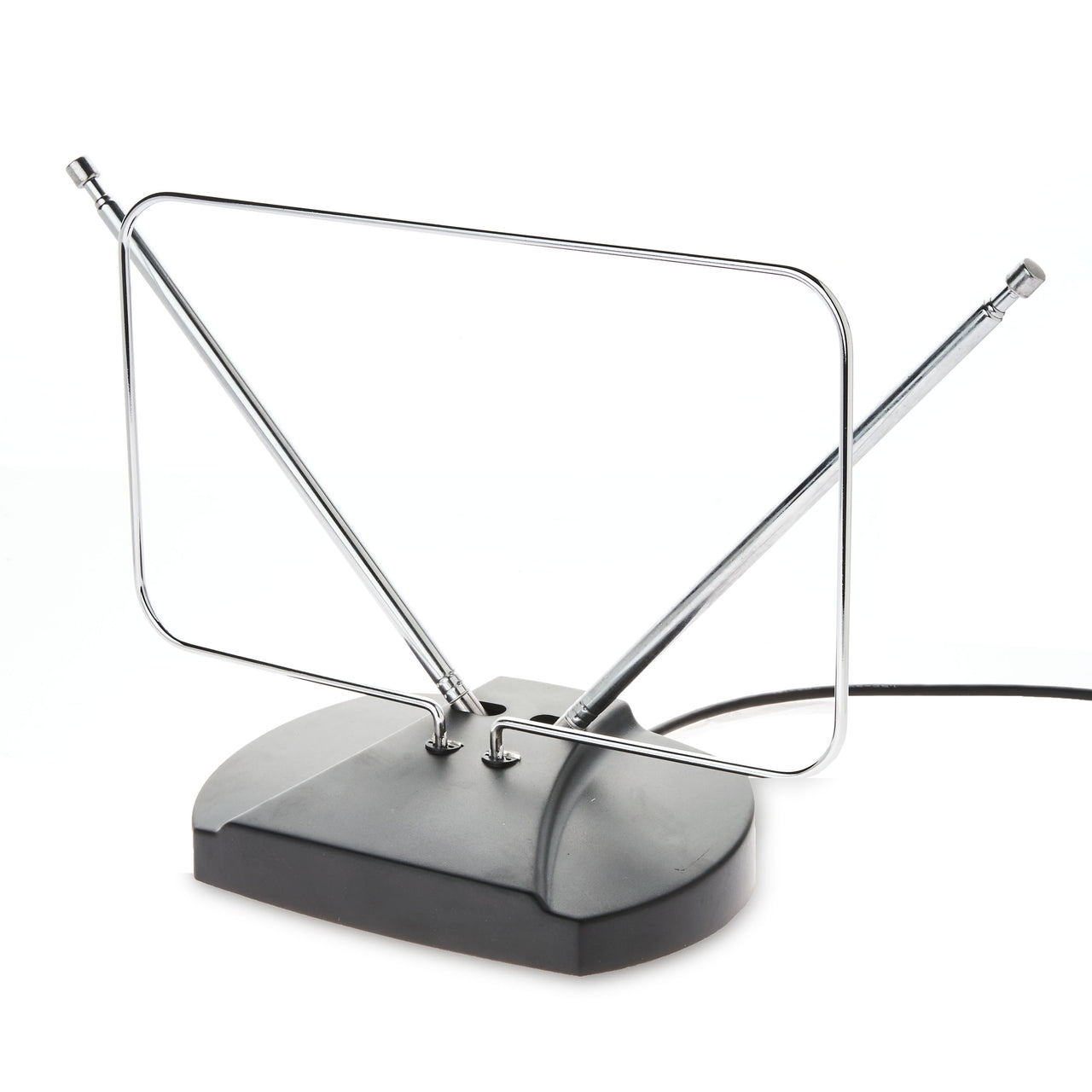 onn Indoor Easy-Adjust Antenna, 20 Miles Extended Range
