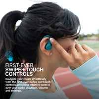 JLab JBuds Sport ANC 4 True Wireless Earbuds, Teal, Hybrid ANC, Touch Controls, Multipoint, App Customization