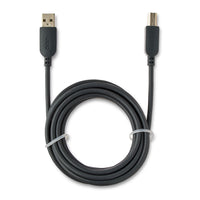 onn 10ft USB Printer Cable, USB to USB-B, Gray, 1 Piece per Pack